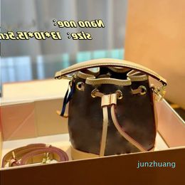 luxurys bucket chains handbag bucket bag shoulder bag Crossbody quality vintage designer handbags high 13x10x155cm