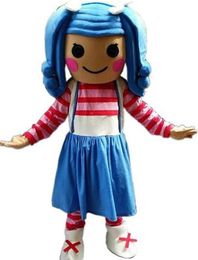 Best lalaloopsy girl Mascot Costume Christmas Fancy Dress Halloween Mascot Costume Free Ship