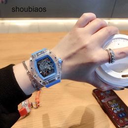 Fashion Fantastic Skeleton R i c h a r d Luxury Men's Watches Super style Male Quartz wrist watches RM11 RM11-03 designer High-end quality rubber strap waterproof MKWI