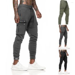 Men's Pants Mens Cotton Gym Dark Grey Cargo Pant Joggers Running Streetwear Sport Trousers Male Training Workout Fitness Sweatpants