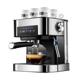 20 Bar Italian Espresso Coffee Machine Automatic Milk Frother Wand Home Cappuccino Latte and Mocha Coffee Maker