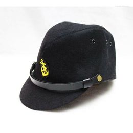 Berets WORLD WAR II Japanese IJN Navy First Type EM Field Cap Medium Military Reenactment