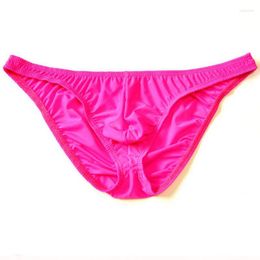Underpants Men's Briefs Sexy Low Rise Breathable Panties Seamless U Convex Pouch Bikini Slip Elasticity Underwear Male Quick Dry