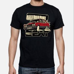 Men's T-Shirts Spain Car S E A T 131 Supermirafiori 2500 Sofim T Shirt. 100% Cotton Short Sleeve O-Neck T-shirt Casual Mens Top 230920