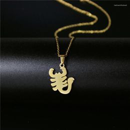 Pendant Necklaces Scorpion King For Men And Women Fashion Hip Hop Animal Steel Sweater Chain Punk Jewelry Accessories Gift