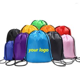 Backpack Personal Customize Women Drawstring Bag Child Custom Your Pictures Book DIY School Bags Shoe Pocket With Print