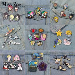 Best Sellers Enamel Pins Custom Set Anime Tarot Oil Painting Frog Witch Brooches Lapel Badges Punk Goth Jewellery