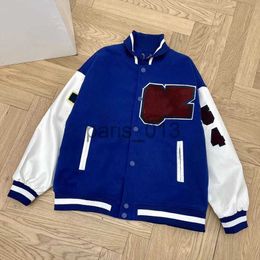 Men's Jackets Green coat Jacket Fashion clothing trend Autumn Winter New street style button stitching Colour men and women alike x0920