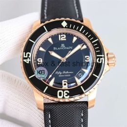 Ceramic watchDesigner luxury watch 5015 45mm Fifty Diving Watch Automatic Mechanical Men's Luxury Movement Super Waterproof Glow 9F92