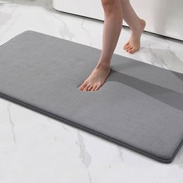 Bath Mats Homaxy Super Absorbent Memory Foam Carpet Non Slip Bathroom Toilet Mat Soft Living Room Bedroom Shower Decorative Floor Rug 230919