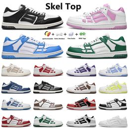 Scarpe casual firmate Skelet Bones Runner Donna Uomo Scarpe Sneakers Skel Top Low Scarpe da basket con lacci in vera pelle Scarpe da ginnastica in pelle