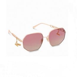 Fashion Classic Sunglasses For womens Metal Circular Gold Frame UV400 Vintage Style Attitude Sunglasses Protection designer Eyewear With Box Z1650W