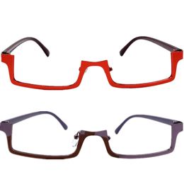 Costume Accessories Anime Jujutsu Kaisen Maki Zenin Cosplay Mari Makinami Illustrious Glasses Purple Red Half Frame Eyewear Unisex Prop Accessories