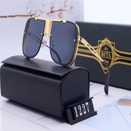 Designer Polarizerd Sunglasses for Mens Glass Mirror Gril Lense Vintage Sun Glasses Eyewear Accessories womens with box 1227#317D