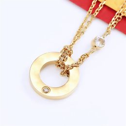 High Quality Pendant Necklace Fashion Designer Design 316L Stainless Steel Festive Gifts for Women 9 Options193p