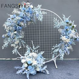 Christmas Decorations Wedding Props Flower Row Arrangement Artificial Arch Ball Pavilion Decor Hanging Corner Floral Party Stage Scene Layout 230919