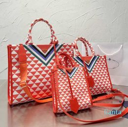 Handbag Tote Bag Symbole Jacquard Fabric Handbags Large Totes Body Purses Sacoche quality