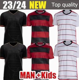 24Flamengos soccer jerseys 2023 2024 fans player version David Luiz DIEGO E.RIBEIRO GABI football shirts Thiago Maia PEDRO DE ARRASCAETA men women kids kit Training