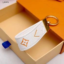 designer Key Chain for Men and women leather Keychains Fashion logo printing Accessories Including box