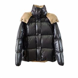 Men Women designer Down real puff jackets coat winter outdoor cold-proof thickened warm strack Suit high quality Casual solid blac190k