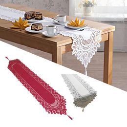 Table Cloth Lace Flag Piano Frame Shoe Cabinet Tea Mat Dust Proof Towel Holiday White And Red