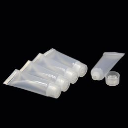 wholesale 5ml 10ml 15ml 20ml 30ml 50ml 100ml Clear Plastic Soft Tubes Bottles Frosted Sample Lotion Container Empty Cosmetic Makeup 12 LL