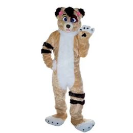 Performance husky dog Mascot Costume High Quality Halloween Christmas Fancy Party Dress Cartoon Character Outfit Suit Carnival Unisex Adults Outfit