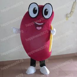 Performance healthy kidney Mascot Costumes Cartoon Character Outfit Suit Carnival Adults Size Halloween Christmas Party Carnival Dress suits