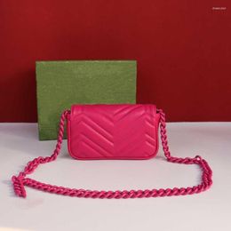 Waist Bags Marmont Women's Fanny Pack High Quality Shoulder Bag Multi-functional Mini Handbag Leather