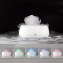 1pc Colourful 500ml Ultrasonic Air Humidifier with Fragrance Diffuser and Essential Oil Diffuser for Home Aroma Diffuser