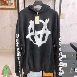 Men's Hoodies Sweatshirts Vintage Men Women Hoodies Embroidery High Quality Printing Pullover Hooded VTM Drawstring Sweatshirts T230921