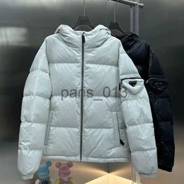 Men's Down Parkas Mens jacket Designer Jacket Triangle Badge Top quality winter jacket hooded down jacket womens Casual warm stylish street jacket x0921