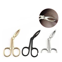 Scissors Eyebrow Tweezers Face Hair Removal Make Up Durable Metal Cosmetic Trimmer Eyelash Clipper Sn361 Drop Delivery Home Garden Too Dhtjh