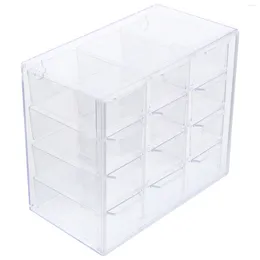 Gift Wrap Food Containers Jewellery Storage Box Transparent Case Square Lids Acrylic Mini Organiser Boxes