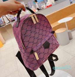 Letter Printing Design Female Mini Backpack Fashion Student High Capacity Women's Travel