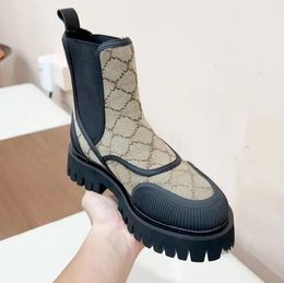 G Ankle guxci gussie Winter Designer Boots Boots Top-quality Black Lace Up Winter Outdoor Sports Warm Boots Size 35-40