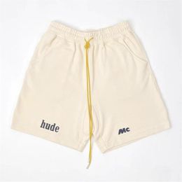 Summer Racing Logo Embroidery Shorts Women Men skateboard Cotton Running Middle Pants Jogging Short Sweatpants267c