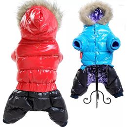 Dog Apparel Waterproof Winter Pet Clothes Thicken Down Jacket Coat For Small Dogs Puppy Outdoor Overalls Chihuahua Yorkie Clothing