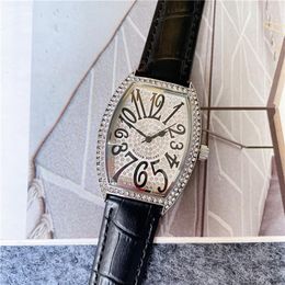 moissanite Mosang stone diamond watches customization can pass the test of mens automatic quartz movement waterproof watch258z