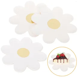 Disposable Dinnerware Flower Plate Paper Dish Dessert Home Plates Cake Holiday Dinner Tableware Party Wedding Decorations