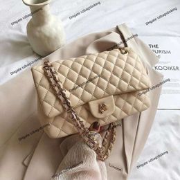 Women's Luxury Bag Shop 80% Factory Wholesale Retail 2023 New Net Red Korean Single Shoulder Trend Crossbody Diamond Lattice Embroidery Square handbag