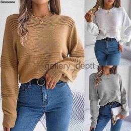 Women's Sweaters Womens Oversized Sweater Long Sleeve Casual Ribbed Knitted Autumn Winter Clothes Pullover Chunky Knit Sweaters Loose Jumper Tops J230921