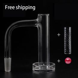 Free-shipping Control Tower Quartz Banger with SE Pillar Ruby Full Weld Smoking Nails For Water Bongs Dab Rigs smoking shop