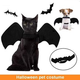 Cat Costumes Cute Halloween Christmas Pet Costumes Bat Wing Cosplay for Small Large Dog Cat Costumes Pet Halloween Costume Cat Costumes HKD230921