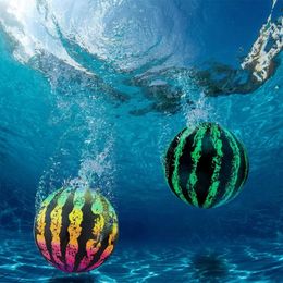 Bath Toys Watermelon Ball Underwater Pool Balloons Pool Ball for Under Water Passing Dribbling Diving and Pool Games 230919