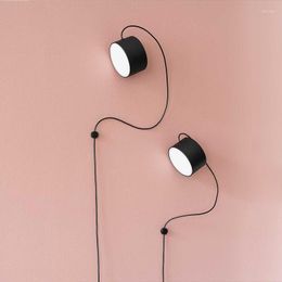 Wall Lamp Muuto Post Nordic Magnetic Round Small Light For Bedroom Sofa Living Room Indoor Reading