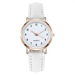 Wristwatches Ladies Diamond-Studded Luminous Retro Female Watch Belt Quartz Zegarek Damski For Women Free Shiping