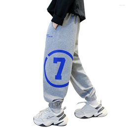 Trousers Teen Boys Running Pants Kids Casual Letter Print Sport 5 6 7 8 9 10 11 12 13 14 Years Autumn 2023 Children's Sweatpants