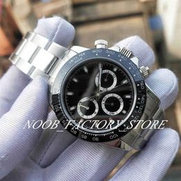 Men Size Watch 5 style BP Factory Ceramic Bezel Dial 40MM Cal 7750 Automatic Movement Stainless Steel Chronograph Sapphire Glass D310L