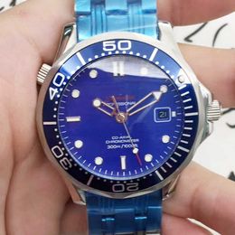 Fashion Omeg watch luxury designer mega Mechanical Watch Oujia 007 Unlimited Blue Bond Fully Automatic Machinery